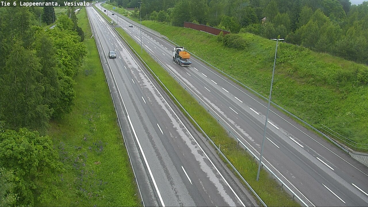 Weather Camera Image Väg 6 Villmanstrand, Vesivalo, Lappeenranta, Etelä-Karjala