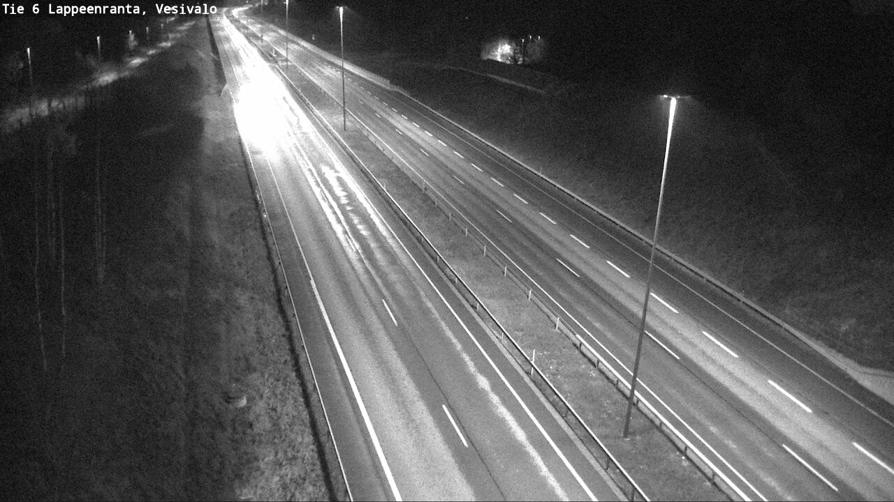 Weather Camera Image Road 6 Lappeenranta, Vesivalo, Lappeenranta, Etelä-Karjala