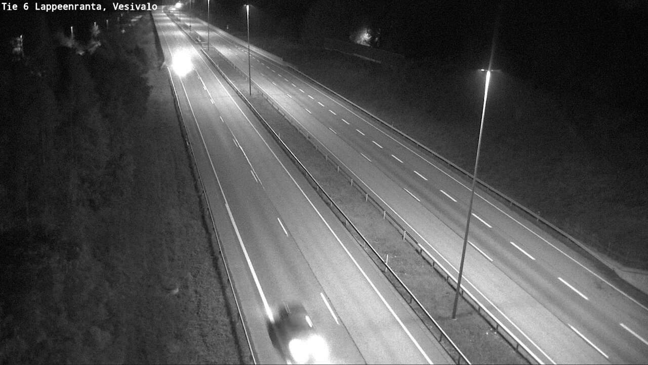 Weather Camera Image Road 6 Lappeenranta, Vesivalo, Lappeenranta, Etelä-Karjala