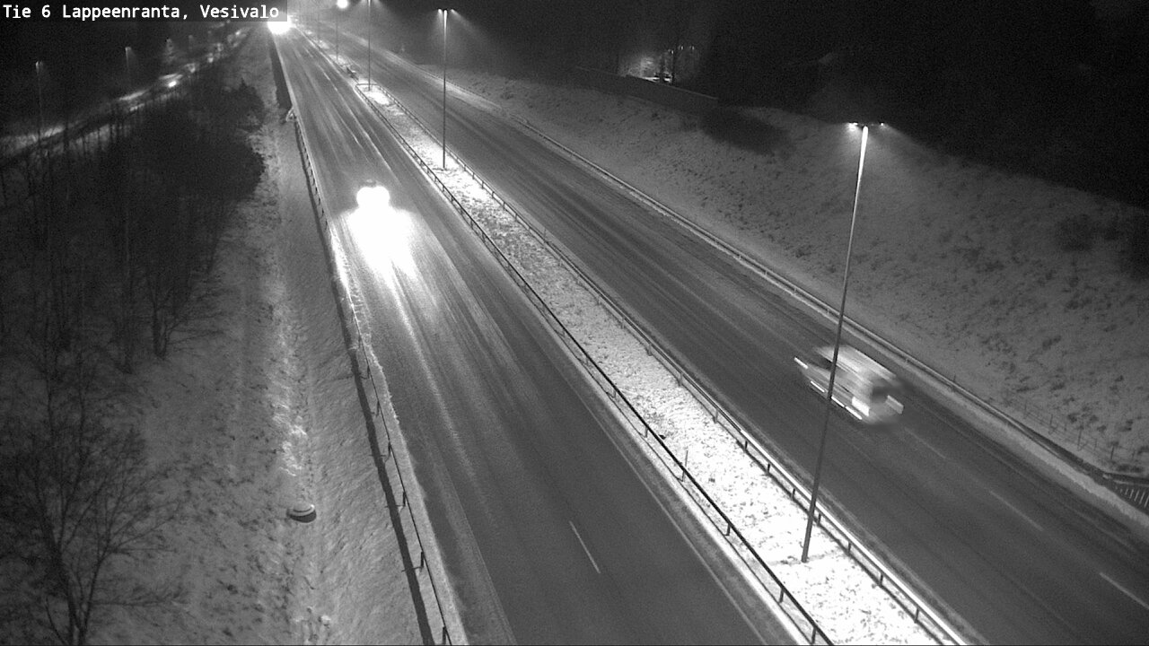 Weather Camera Image Road 6 Lappeenranta, Vesivalo, Lappeenranta, Etelä-Karjala