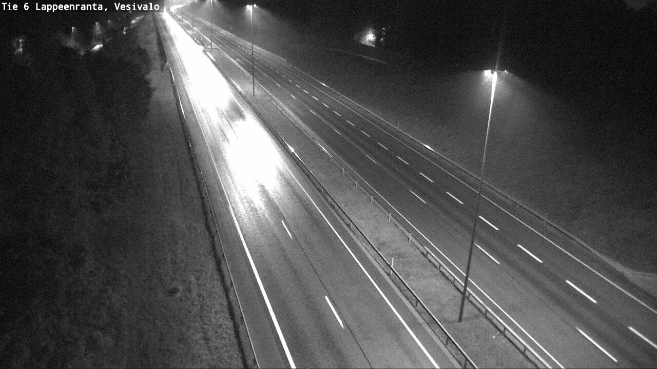 Weather Camera Image Road 6 Lappeenranta, Vesivalo, Lappeenranta, Etelä-Karjala