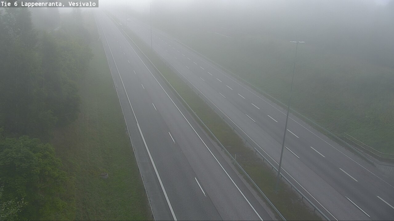 Weather Camera Image Road 6 Lappeenranta, Vesivalo, Lappeenranta, Etelä-Karjala