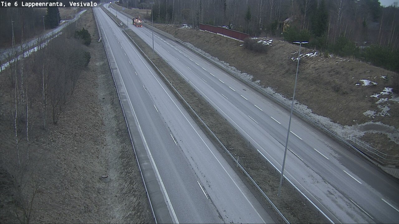 Weather Camera Image Road 6 Lappeenranta, Vesivalo, Lappeenranta, Etelä-Karjala