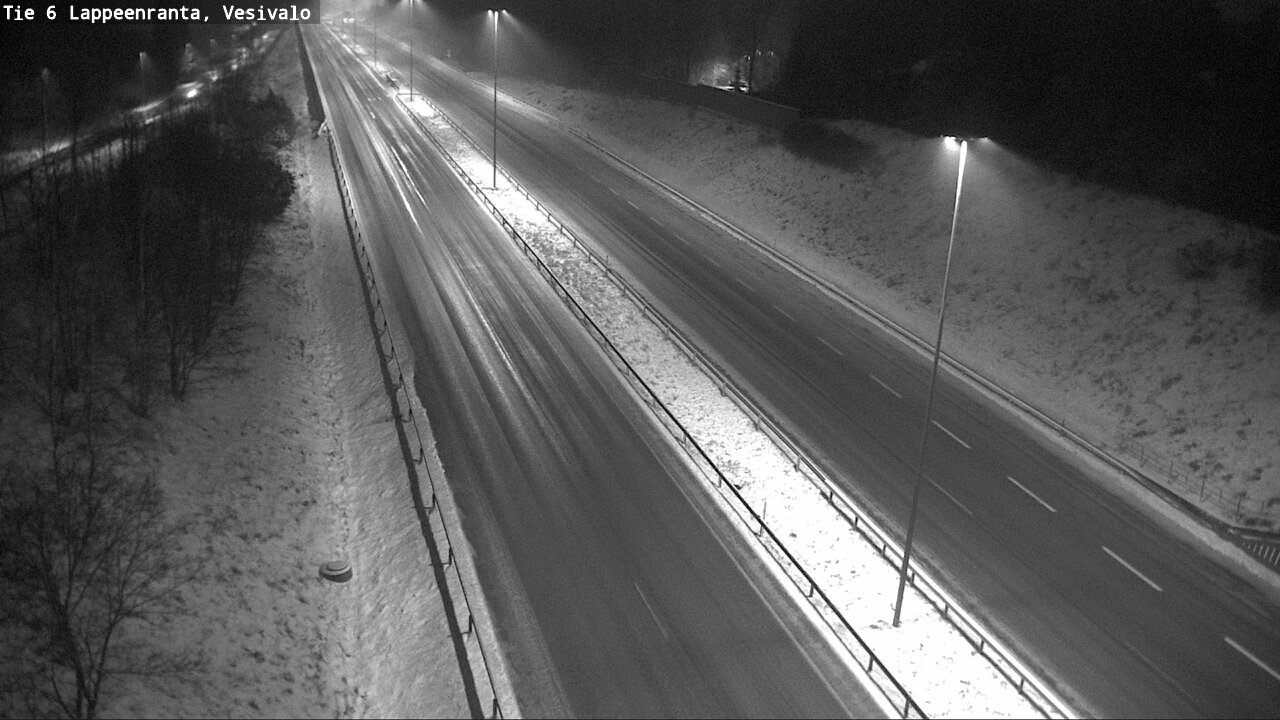 Weather Camera Image Road 6 Lappeenranta, Vesivalo, Lappeenranta, Etelä-Karjala
