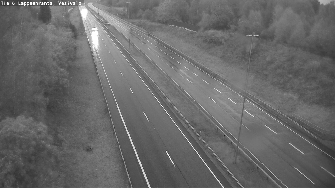 Weather Camera Image Road 6 Lappeenranta, Vesivalo, Lappeenranta, Etelä-Karjala