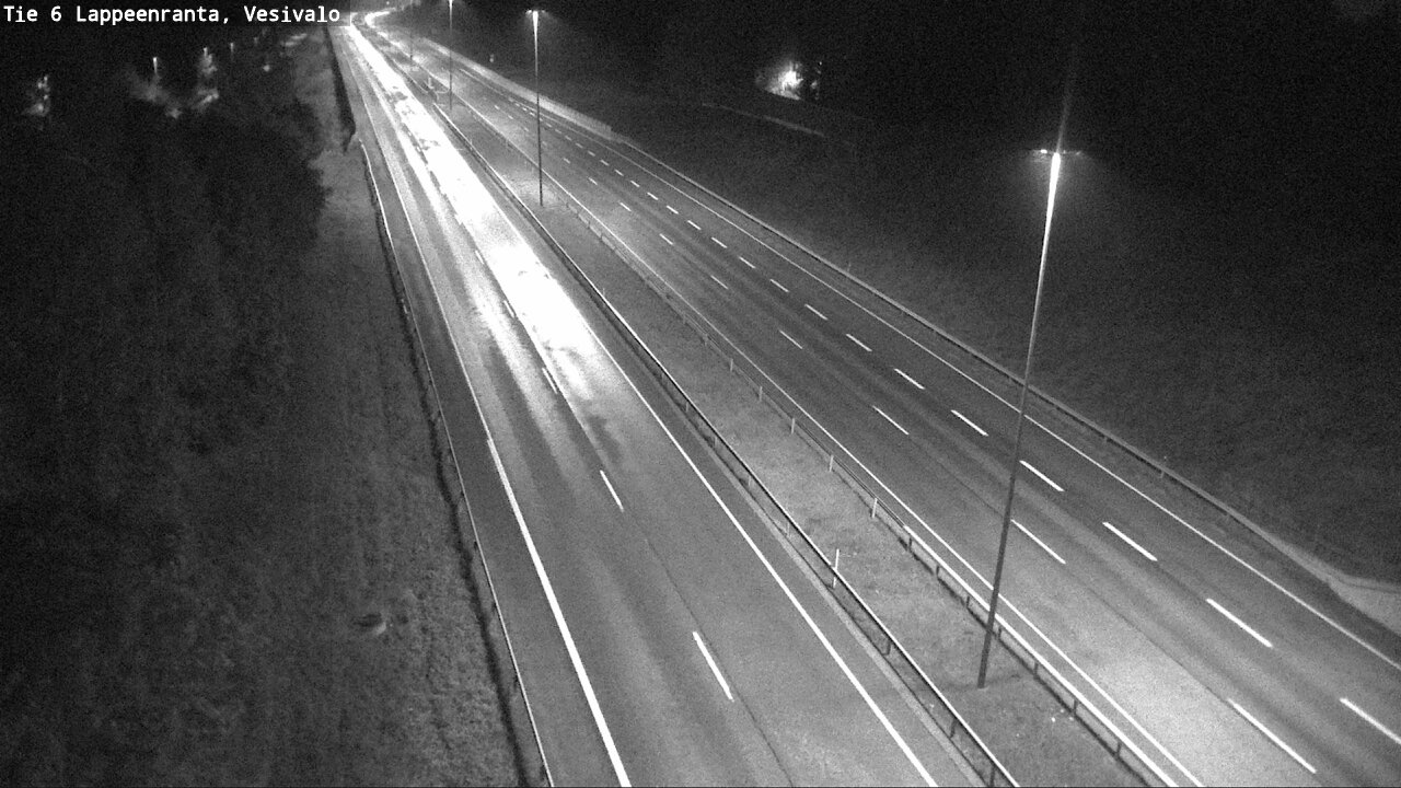 Weather Camera Image Road 6 Lappeenranta, Vesivalo, Lappeenranta, Etelä-Karjala