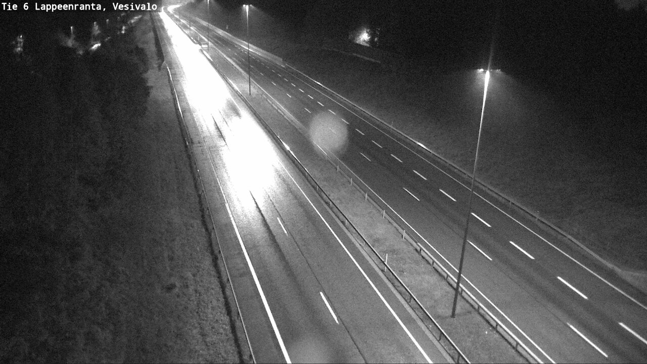 Weather Camera Image Road 6 Lappeenranta, Vesivalo, Lappeenranta, Etelä-Karjala