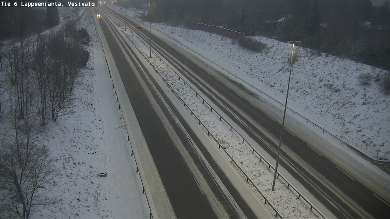Weather Camera Image Road 6 Lappeenranta, Vesivalo, Lappeenranta, Etelä-Karjala