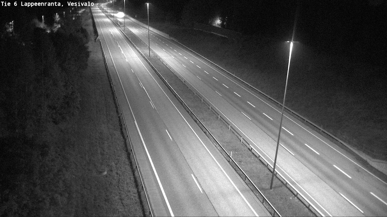 Weather Camera Image Road 6 Lappeenranta, Vesivalo, Lappeenranta, Etelä-Karjala