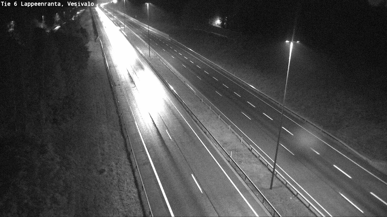 Weather Camera Image Road 6 Lappeenranta, Vesivalo, Lappeenranta, Etelä-Karjala