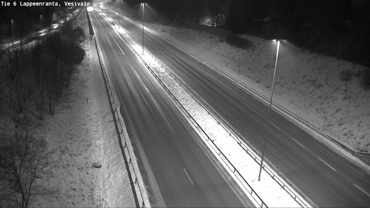 Weather Camera Image Road 6 Lappeenranta, Vesivalo, Lappeenranta, Etelä-Karjala
