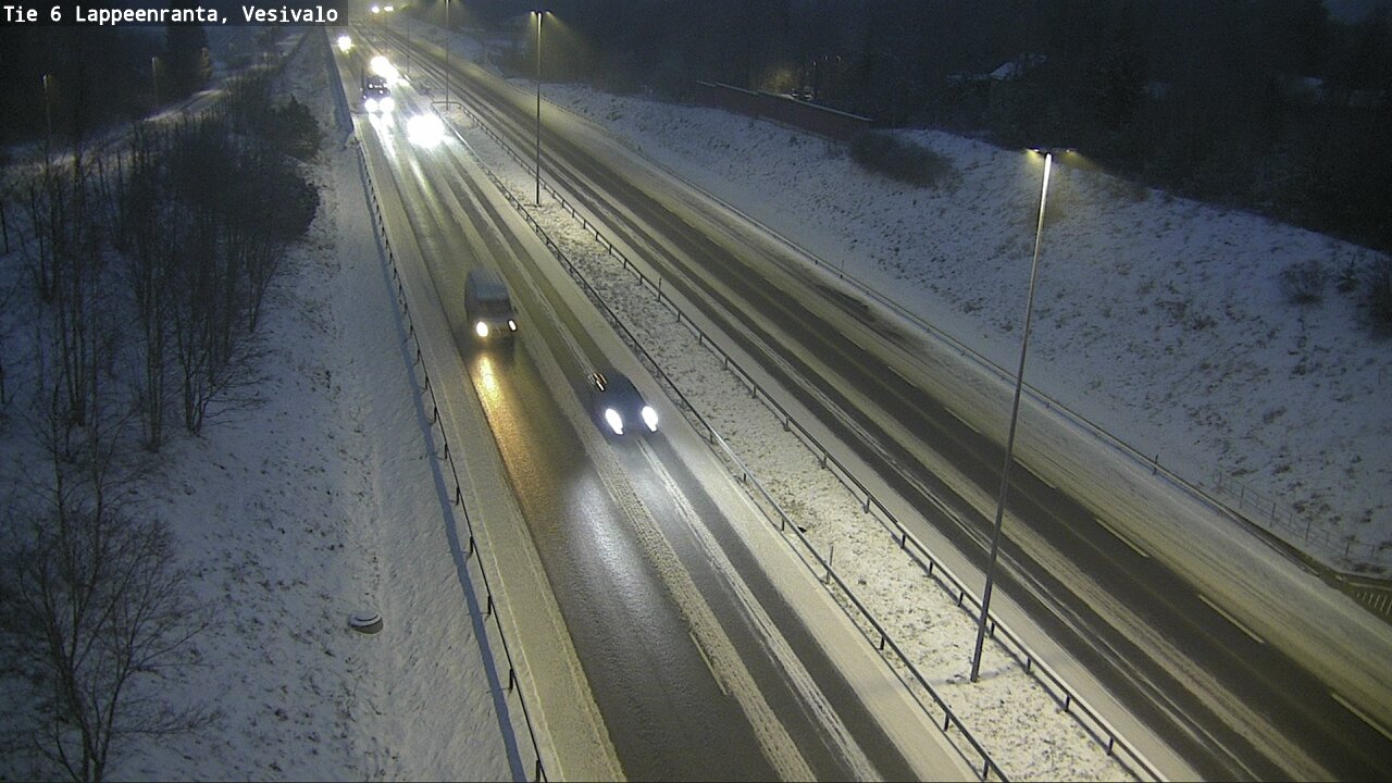 Weather Camera Image Road 6 Lappeenranta, Vesivalo, Lappeenranta, Etelä-Karjala