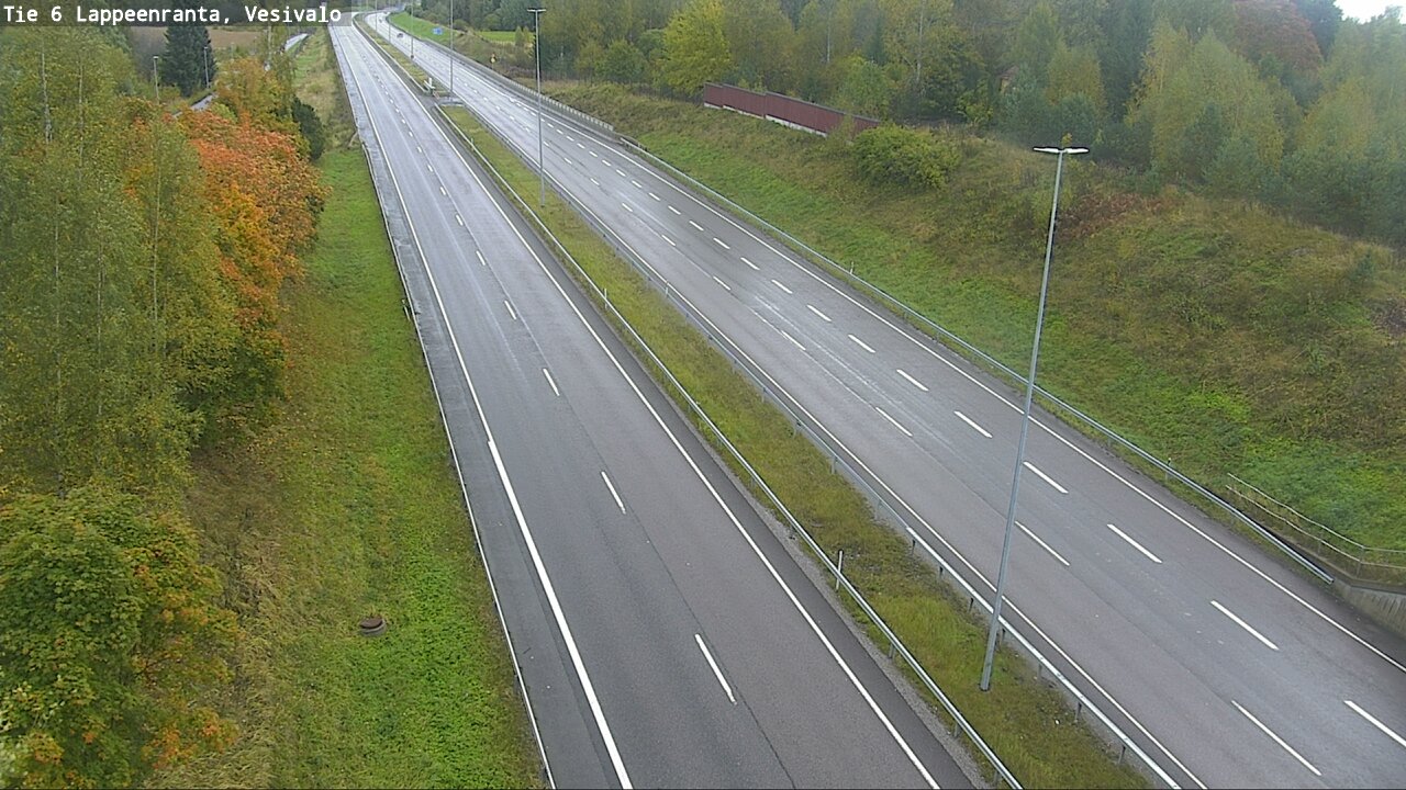 Weather Camera Image Road 6 Lappeenranta, Vesivalo, Lappeenranta, Etelä-Karjala