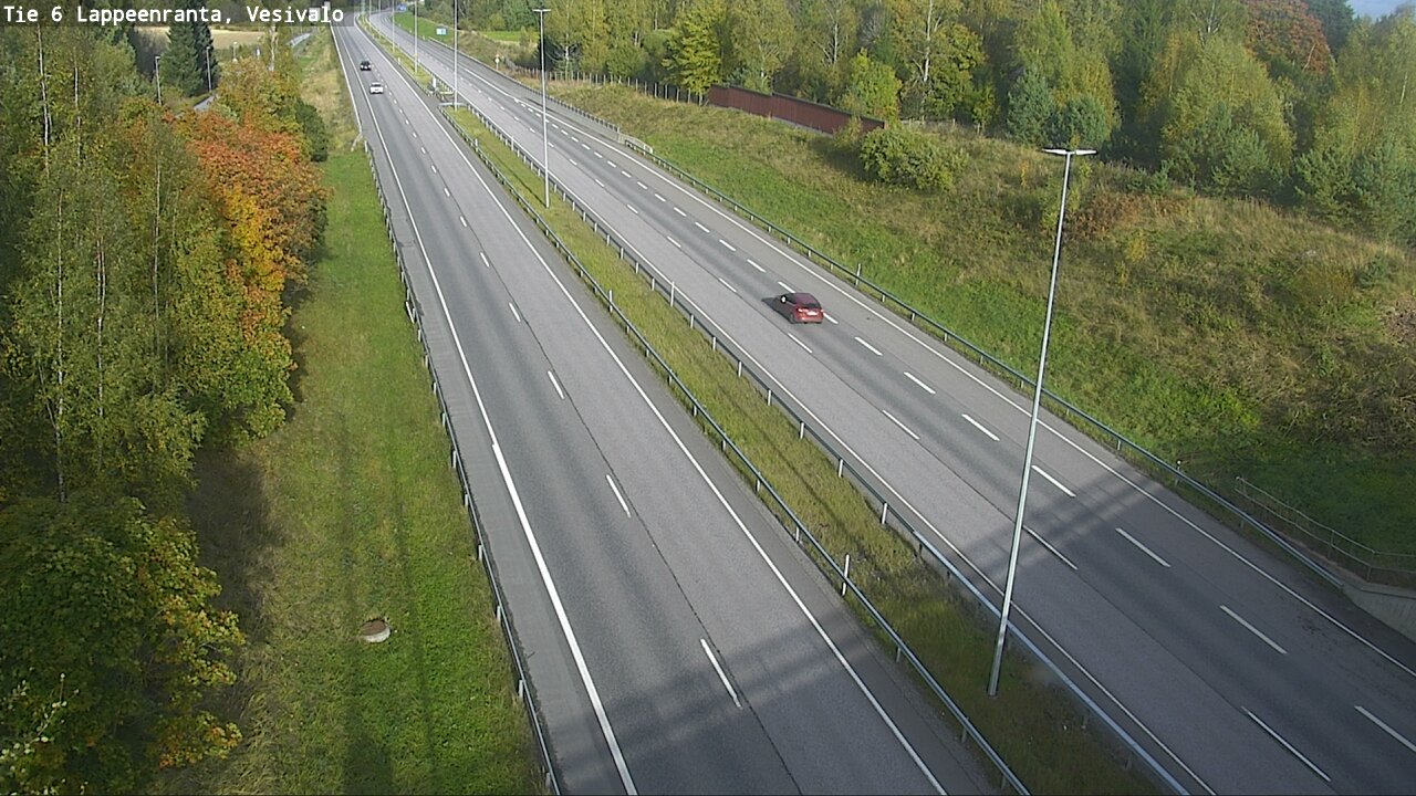 Weather Camera Image Road 6 Lappeenranta, Vesivalo, Lappeenranta, Etelä-Karjala