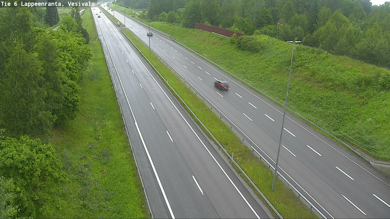 Weather Camera Image Väg 6 Villmanstrand, Vesivalo, Lappeenranta, Etelä-Karjala