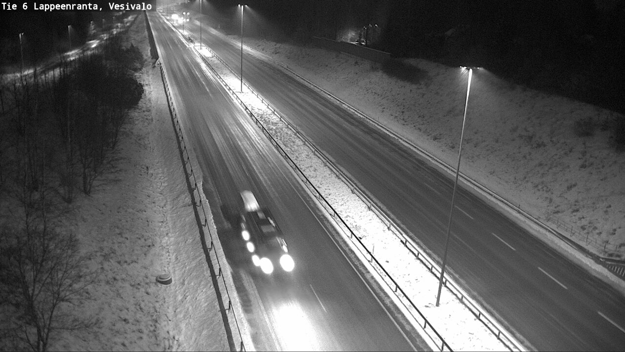 Weather Camera Image Road 6 Lappeenranta, Vesivalo, Lappeenranta, Etelä-Karjala