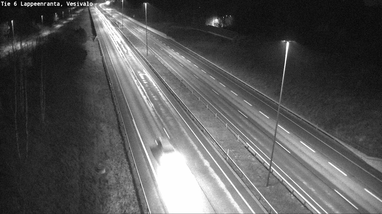 Weather Camera Image Road 6 Lappeenranta, Vesivalo, Lappeenranta, Etelä-Karjala