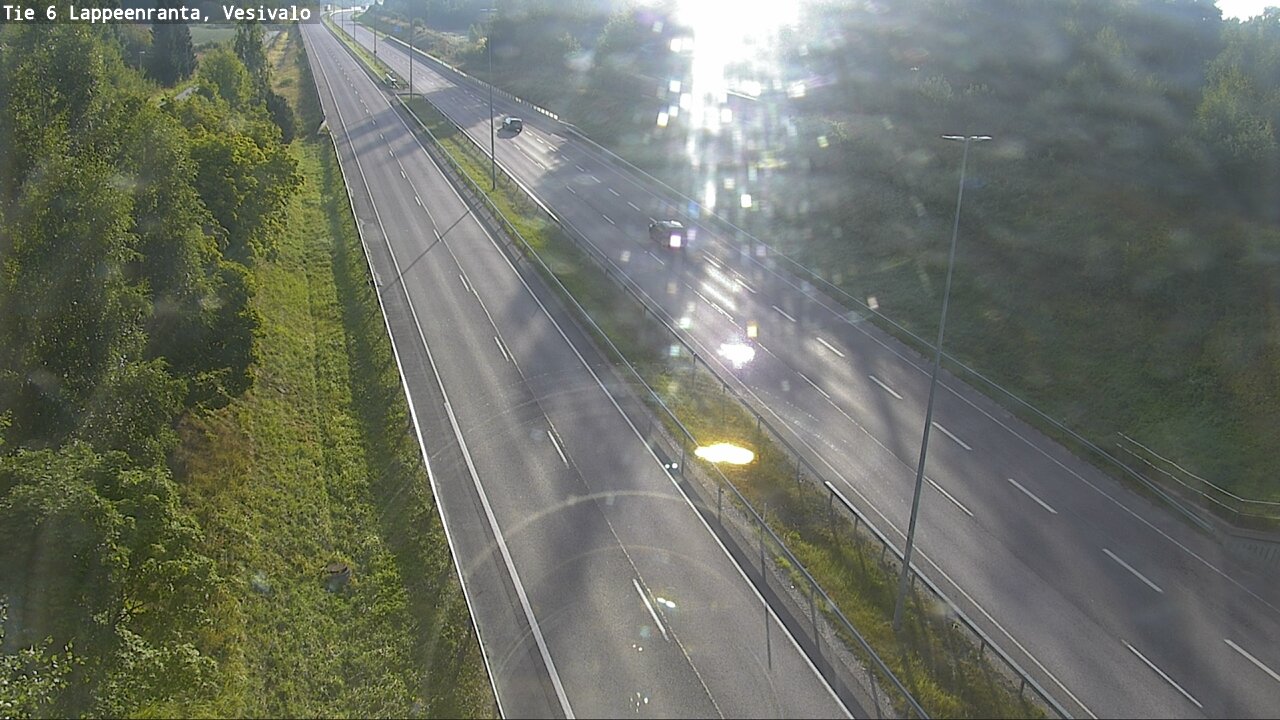 Weather Camera Image Road 6 Lappeenranta, Vesivalo, Lappeenranta, Etelä-Karjala