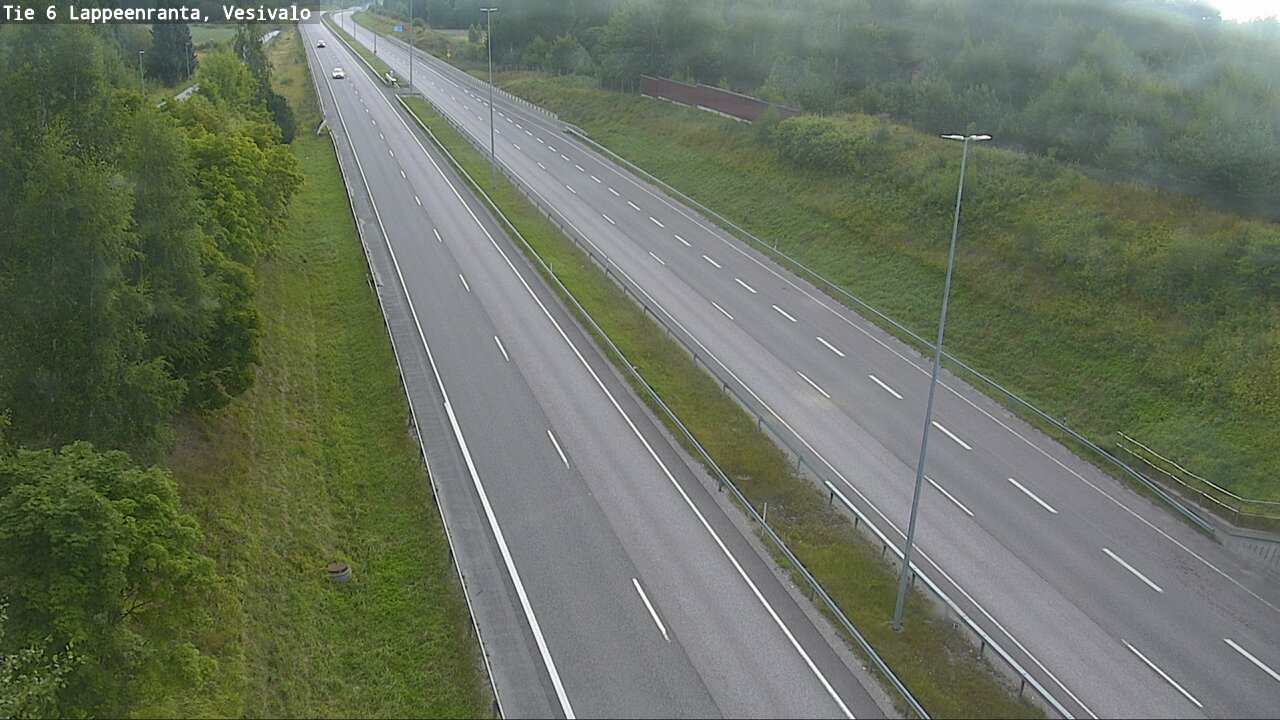 Weather Camera Image Road 6 Lappeenranta, Vesivalo, Lappeenranta, Etelä-Karjala