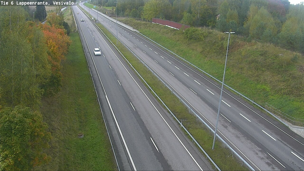 Weather Camera Image Road 6 Lappeenranta, Vesivalo, Lappeenranta, Etelä-Karjala