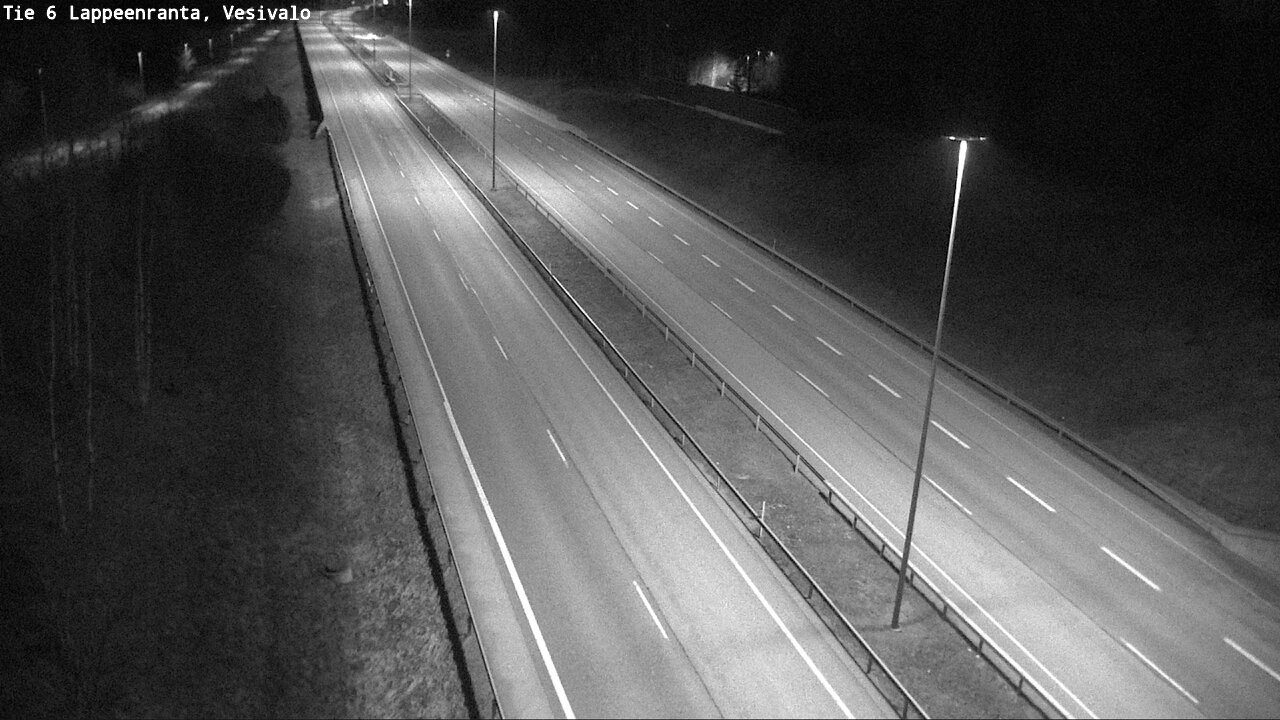 Weather Camera Image Road 6 Lappeenranta, Vesivalo, Lappeenranta, Etelä-Karjala
