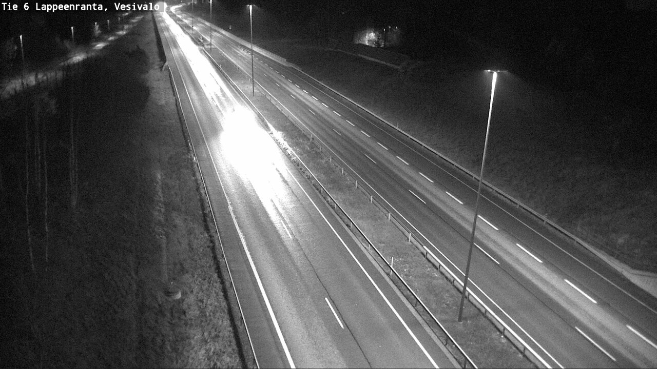 Weather Camera Image Väg 6 Villmanstrand, Vesivalo, Lappeenranta, Etelä-Karjala