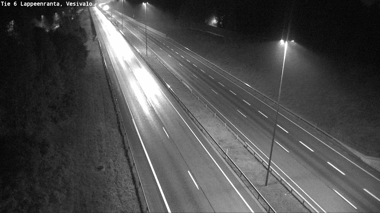 Weather Camera Image Road 6 Lappeenranta, Vesivalo, Lappeenranta, Etelä-Karjala