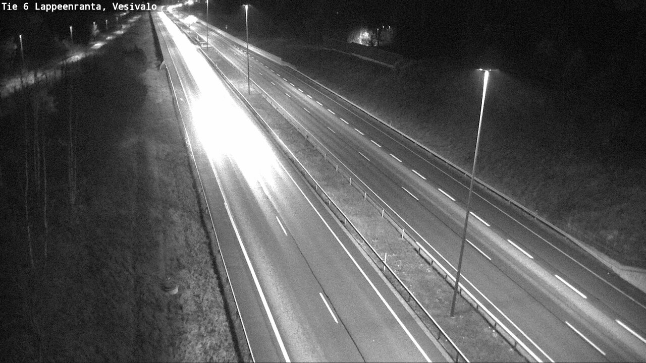 Weather Camera Image Väg 6 Villmanstrand, Vesivalo, Lappeenranta, Etelä-Karjala