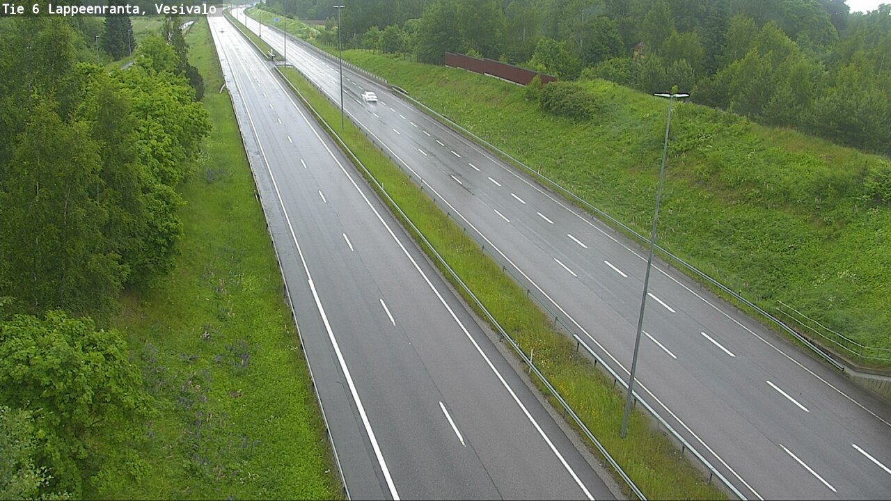 Weather Camera Image Väg 6 Villmanstrand, Vesivalo, Lappeenranta, Etelä-Karjala