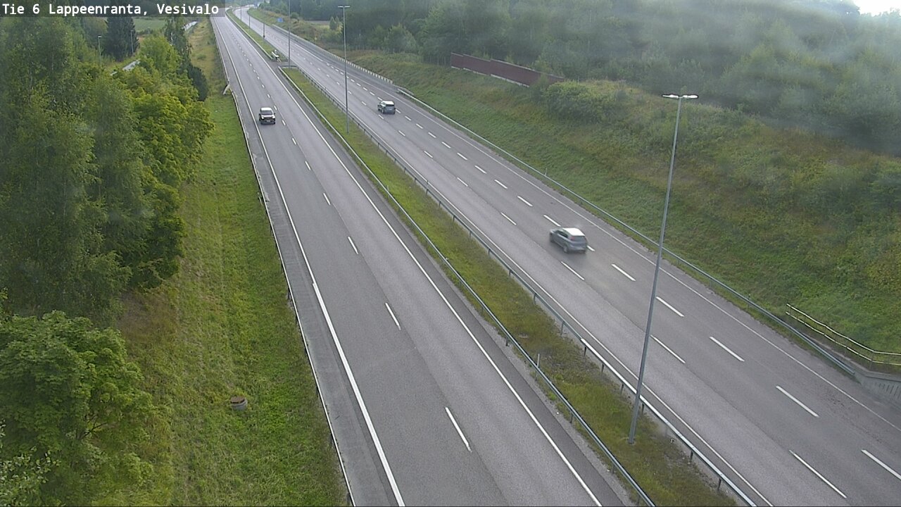 Weather Camera Image Road 6 Lappeenranta, Vesivalo, Lappeenranta, Etelä-Karjala