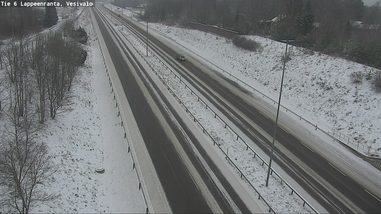 Weather Camera Image Road 6 Lappeenranta, Vesivalo, Lappeenranta, Etelä-Karjala
