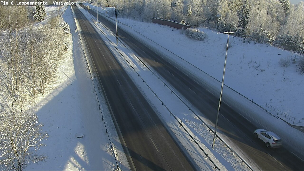 Weather Camera Image Väg 6 Villmanstrand, Vesivalo, Lappeenranta, Etelä-Karjala