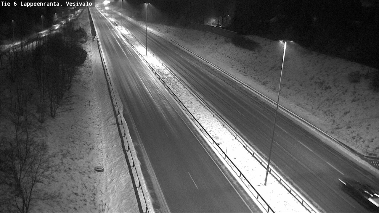 Weather Camera Image Road 6 Lappeenranta, Vesivalo, Lappeenranta, Etelä-Karjala