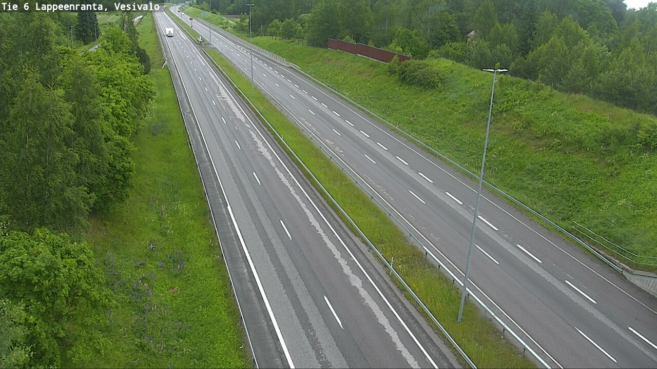Weather Camera Image Väg 6 Villmanstrand, Vesivalo, Lappeenranta, Etelä-Karjala