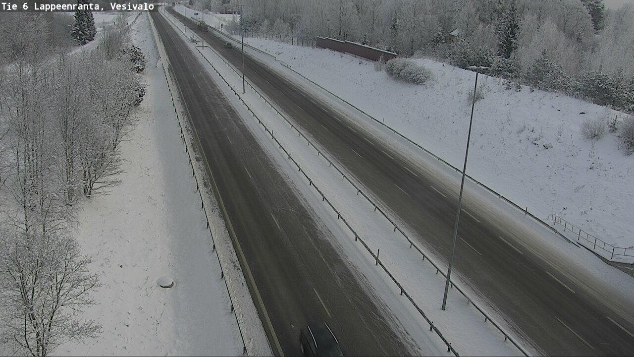 Weather Camera Image Väg 6 Villmanstrand, Vesivalo, Lappeenranta, Etelä-Karjala