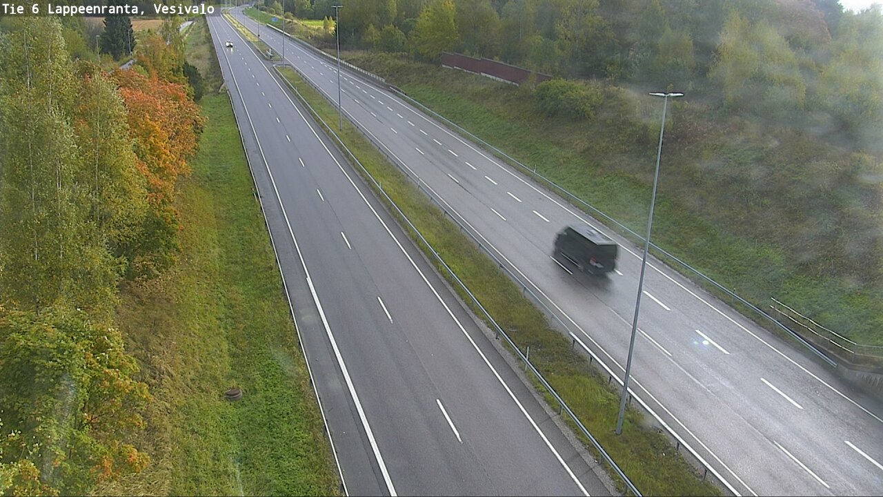 Weather Camera Image Road 6 Lappeenranta, Vesivalo, Lappeenranta, Etelä-Karjala
