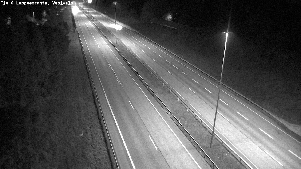 Weather Camera Image Road 6 Lappeenranta, Vesivalo, Lappeenranta, Etelä-Karjala