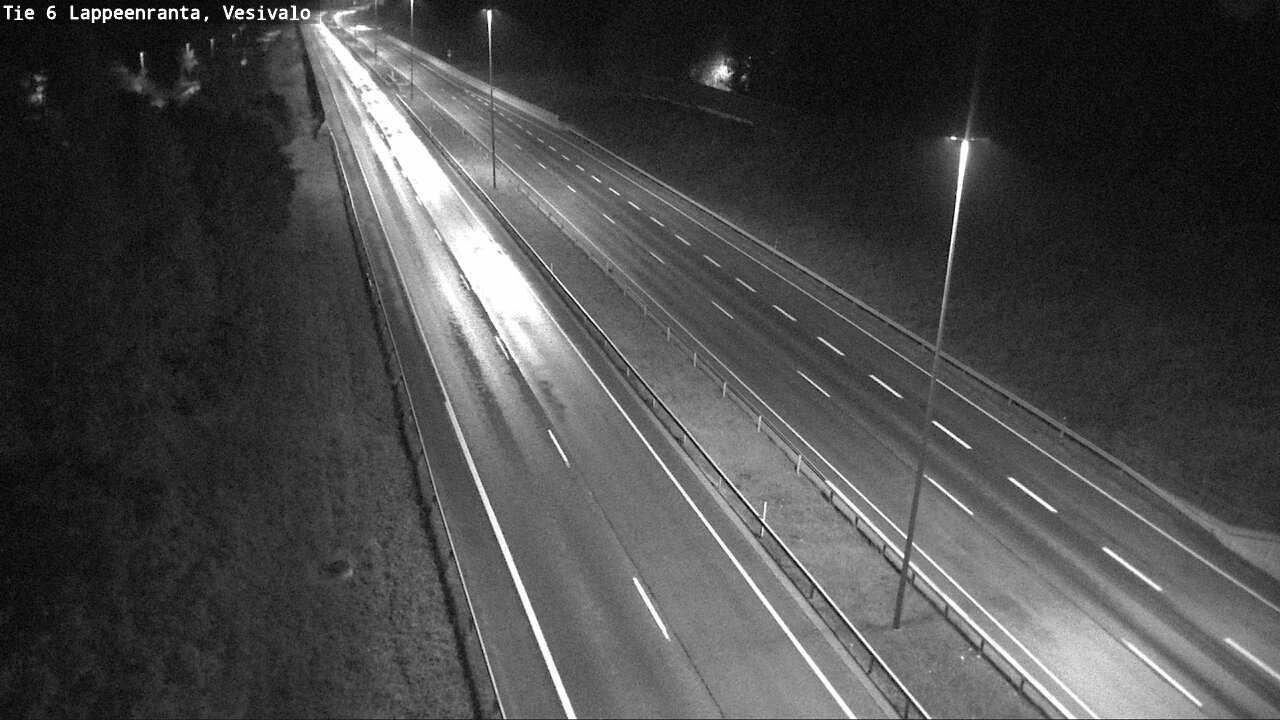 Weather Camera Image Road 6 Lappeenranta, Vesivalo, Lappeenranta, Etelä-Karjala