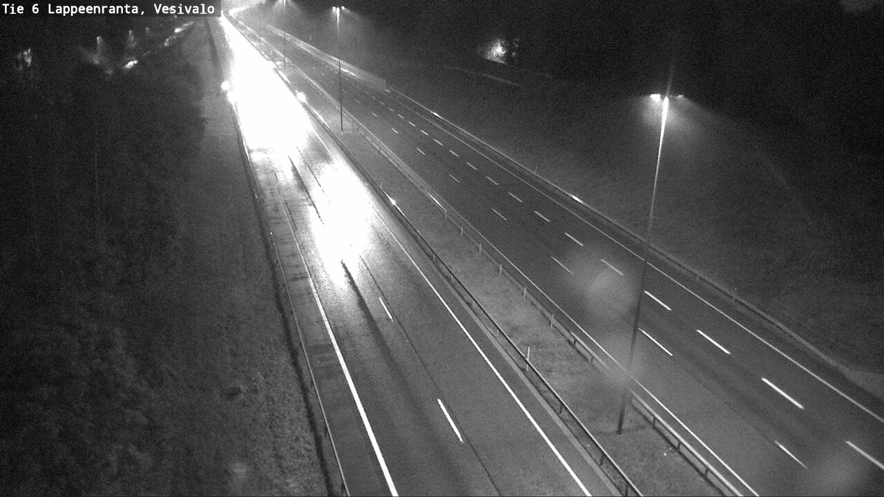 Weather Camera Image Road 6 Lappeenranta, Vesivalo, Lappeenranta, Etelä-Karjala