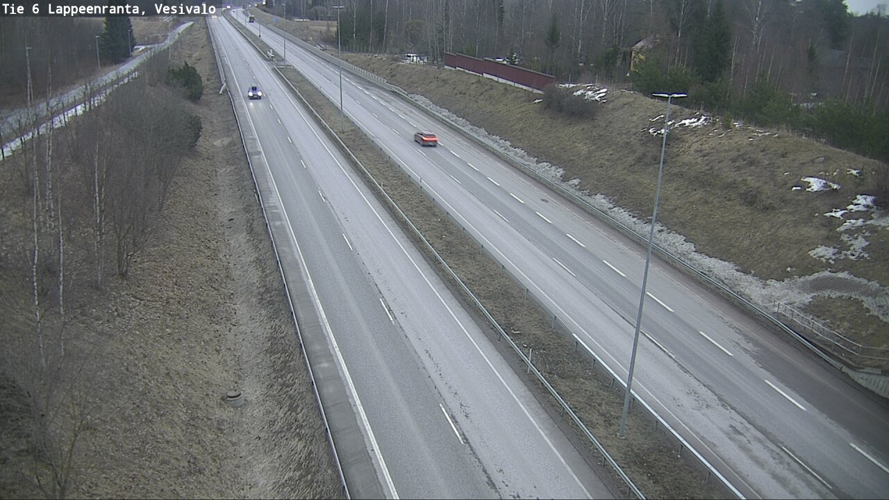 Weather Camera Image Road 6 Lappeenranta, Vesivalo, Lappeenranta, Etelä-Karjala