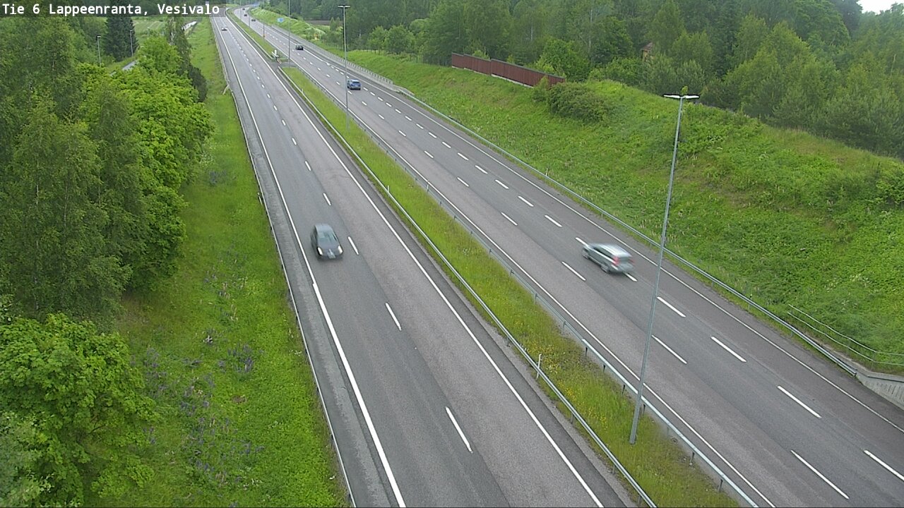 Weather Camera Image Väg 6 Villmanstrand, Vesivalo, Lappeenranta, Etelä-Karjala