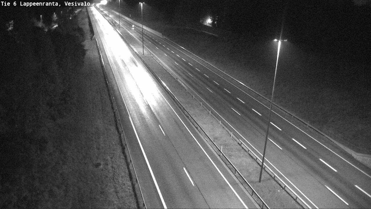 Weather Camera Image Road 6 Lappeenranta, Vesivalo, Lappeenranta, Etelä-Karjala