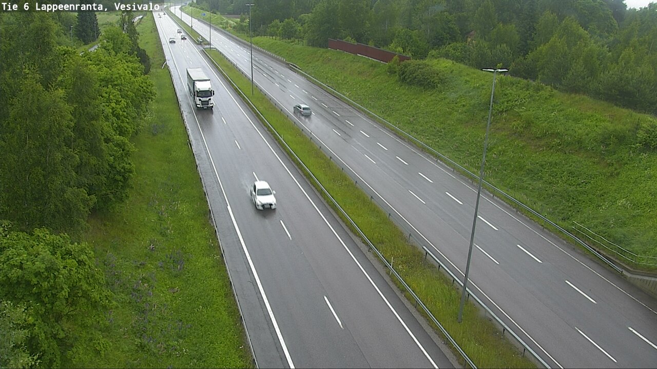 Weather Camera Image Väg 6 Villmanstrand, Vesivalo, Lappeenranta, Etelä-Karjala