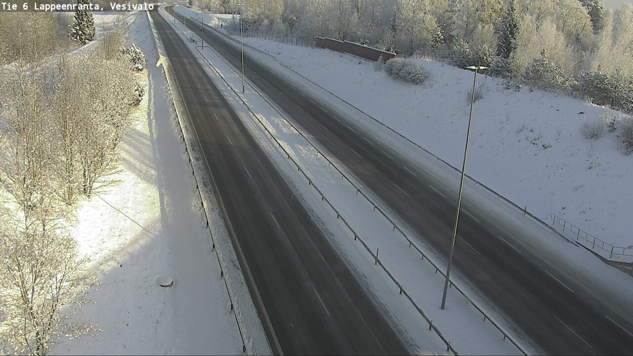 Weather Camera Image Väg 6 Villmanstrand, Vesivalo, Lappeenranta, Etelä-Karjala