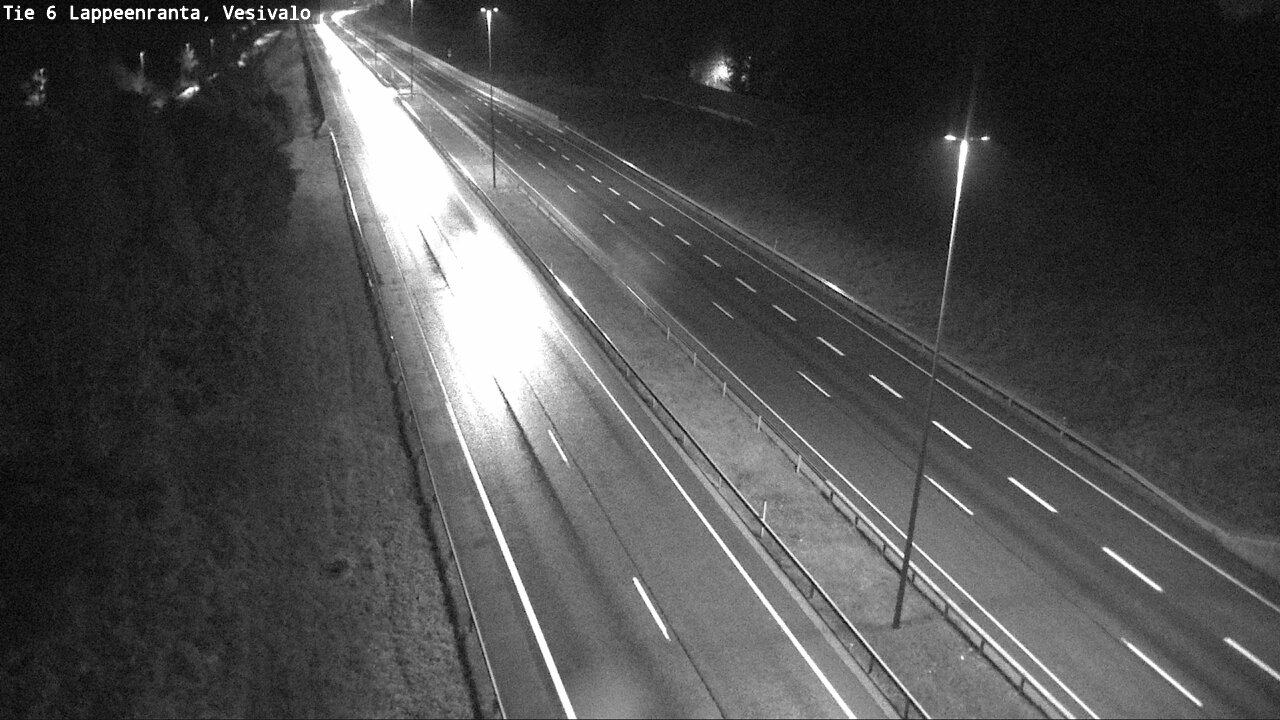 Weather Camera Image Road 6 Lappeenranta, Vesivalo, Lappeenranta, Etelä-Karjala