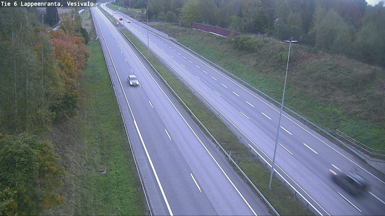 Weather Camera Image Road 6 Lappeenranta, Vesivalo, Lappeenranta, Etelä-Karjala
