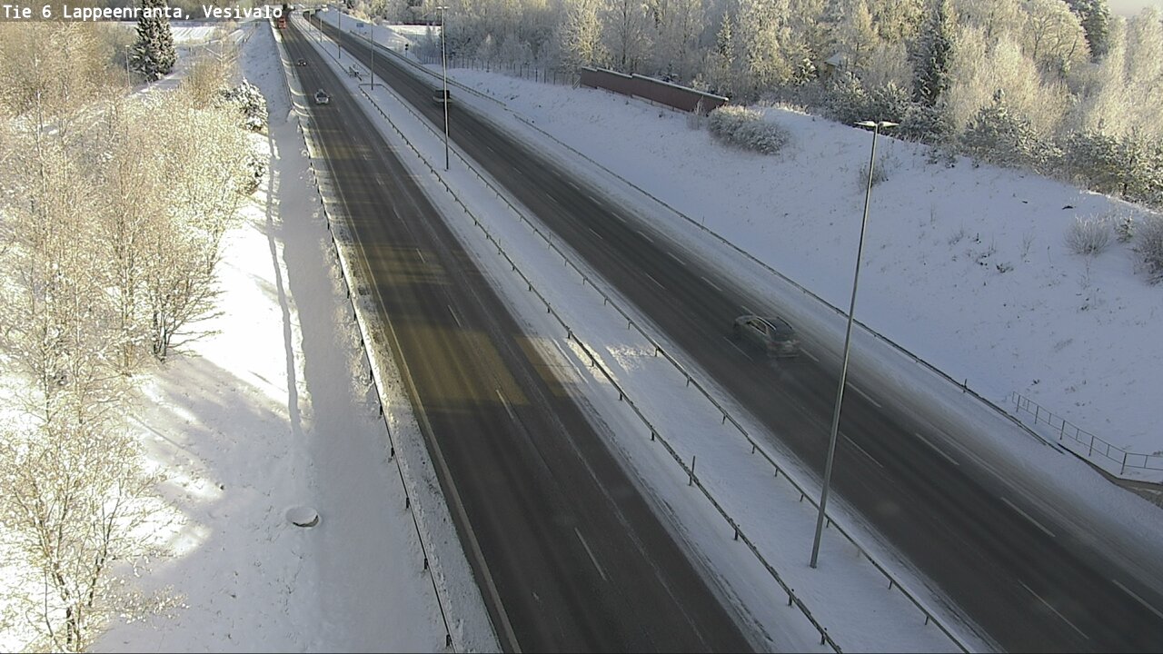 Weather Camera Image Väg 6 Villmanstrand, Vesivalo, Lappeenranta, Etelä-Karjala