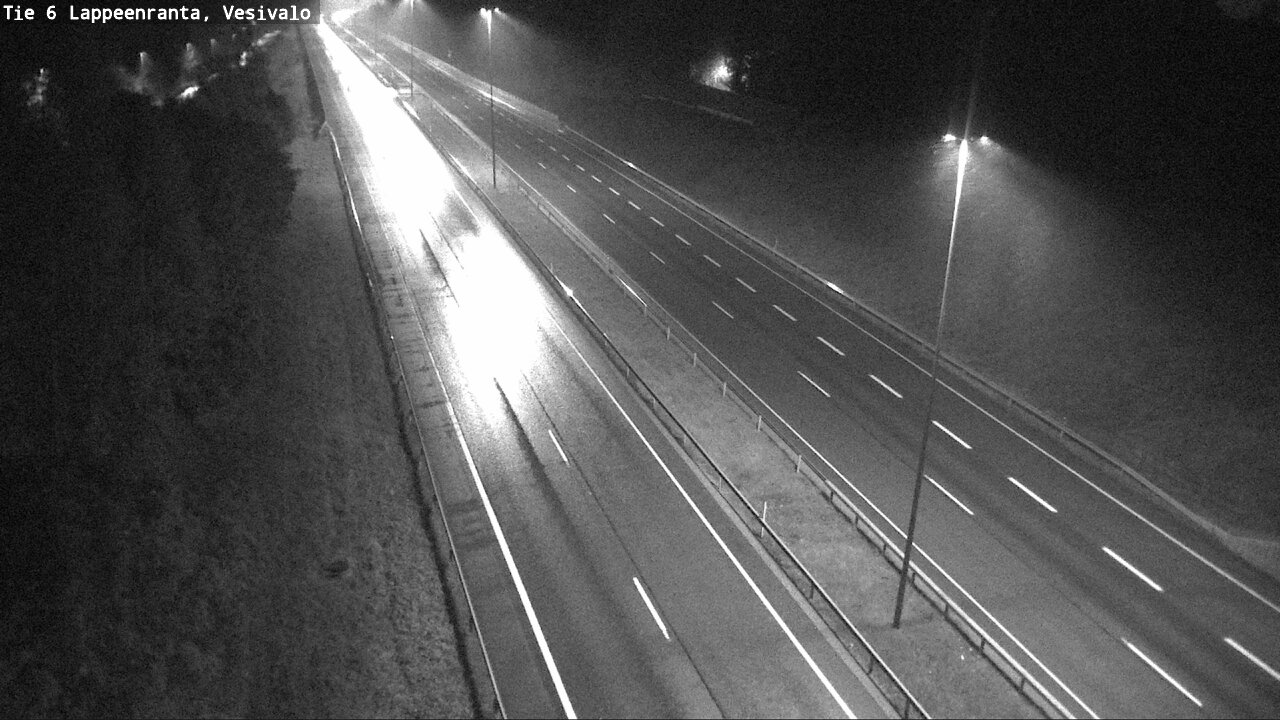 Weather Camera Image Road 6 Lappeenranta, Vesivalo, Lappeenranta, Etelä-Karjala