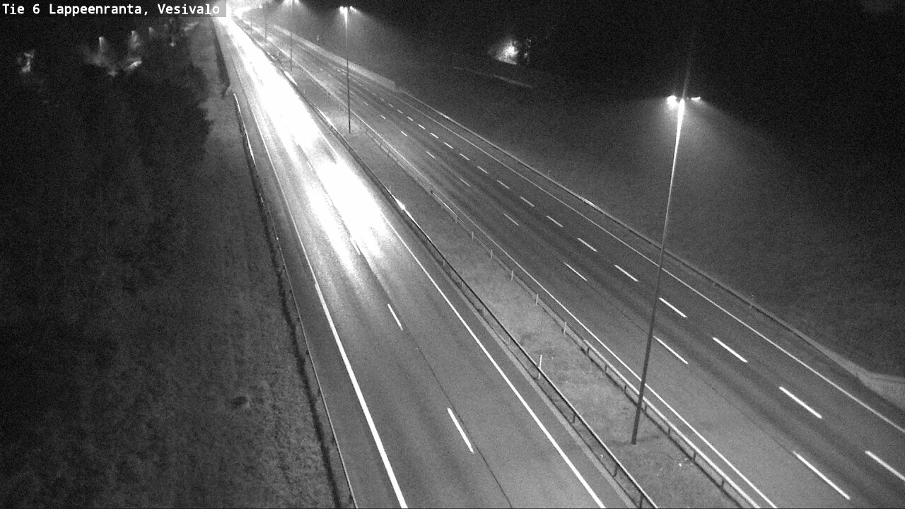Weather Camera Image Road 6 Lappeenranta, Vesivalo, Lappeenranta, Etelä-Karjala
