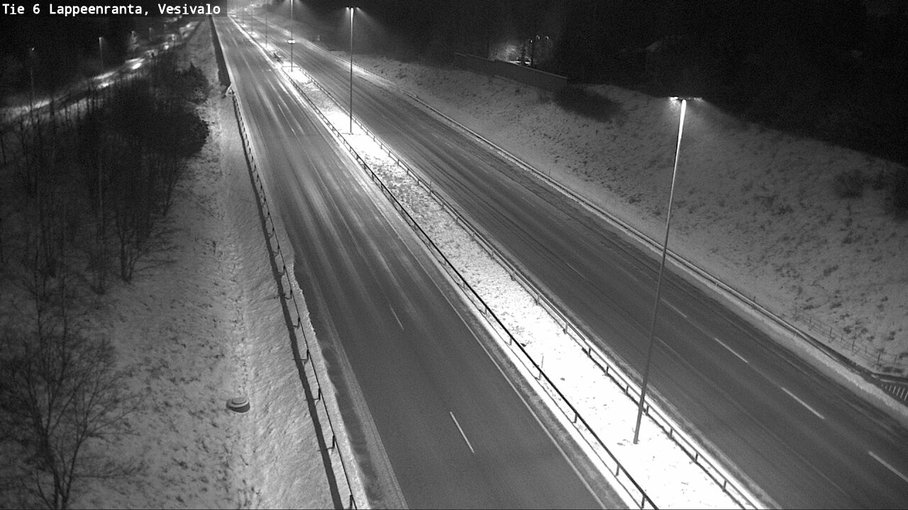 Weather Camera Image Road 6 Lappeenranta, Vesivalo, Lappeenranta, Etelä-Karjala